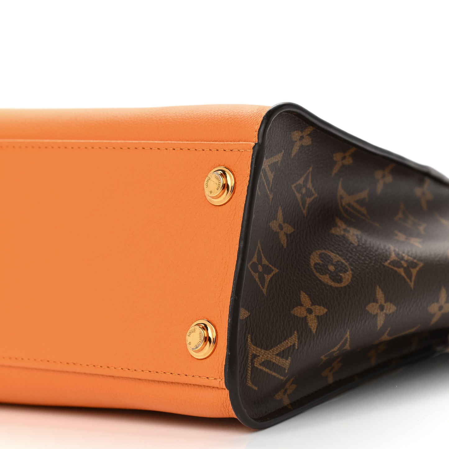 Calfskin Monogram On My Side Summer Gold
