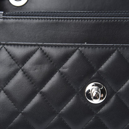 Chanel Lambskin Quilted Trendy CC Wallet On Chain WOC Black 12 of 14