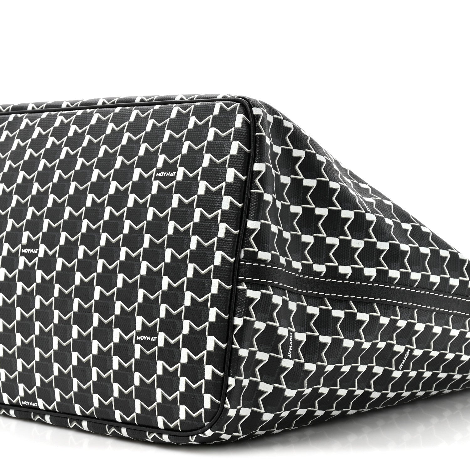 Moynat X KASING LUNG Calfskin Canvas M Labubu Tote GM Black 10 of 11