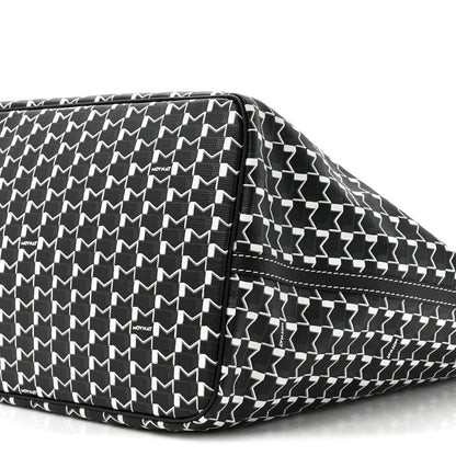 Moynat X KASING LUNG Calfskin Canvas M Labubu Tote GM Black 10 of 11