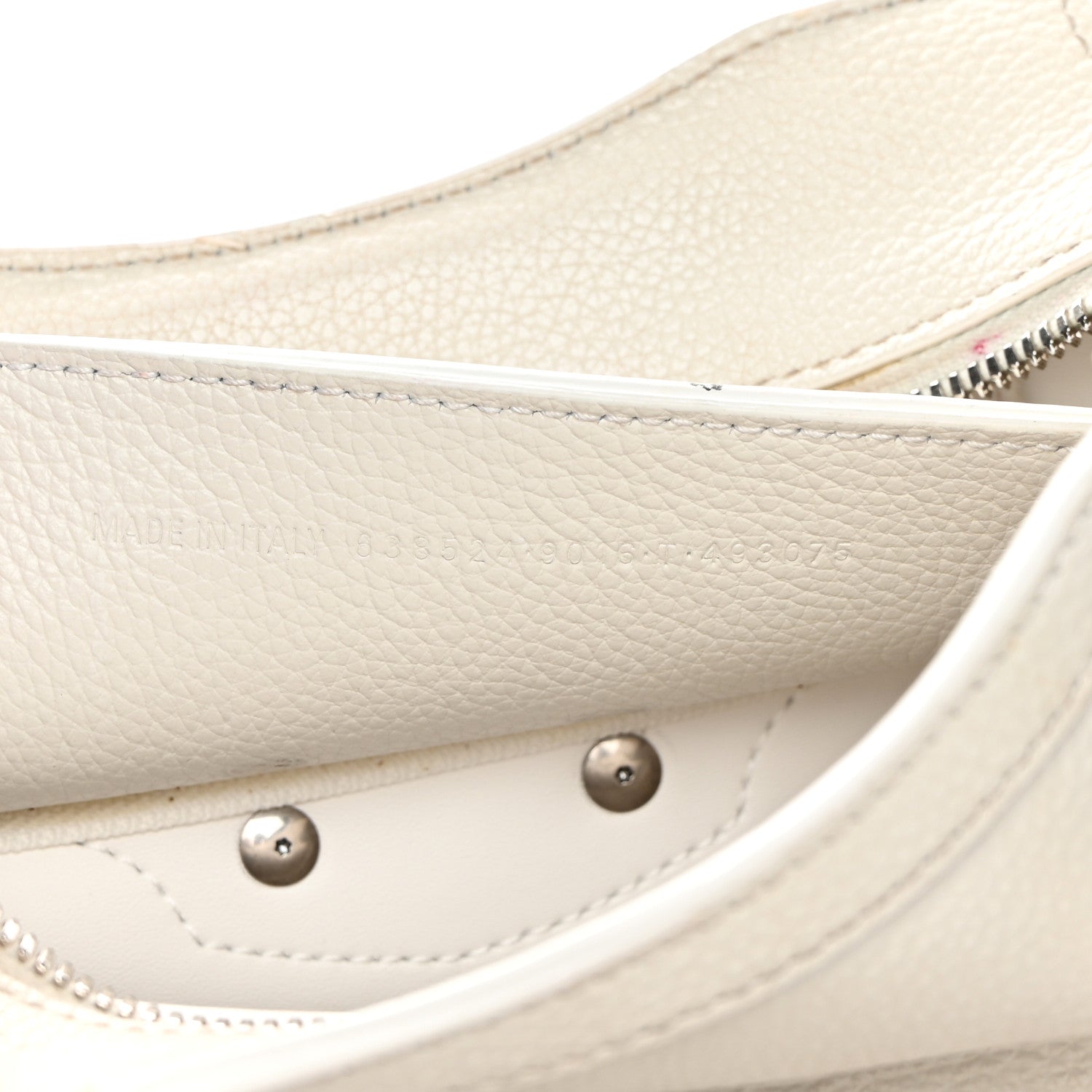 Balenciaga Grained Calfskin Neo Classic Silver Hardware Mini City White 7 of 22