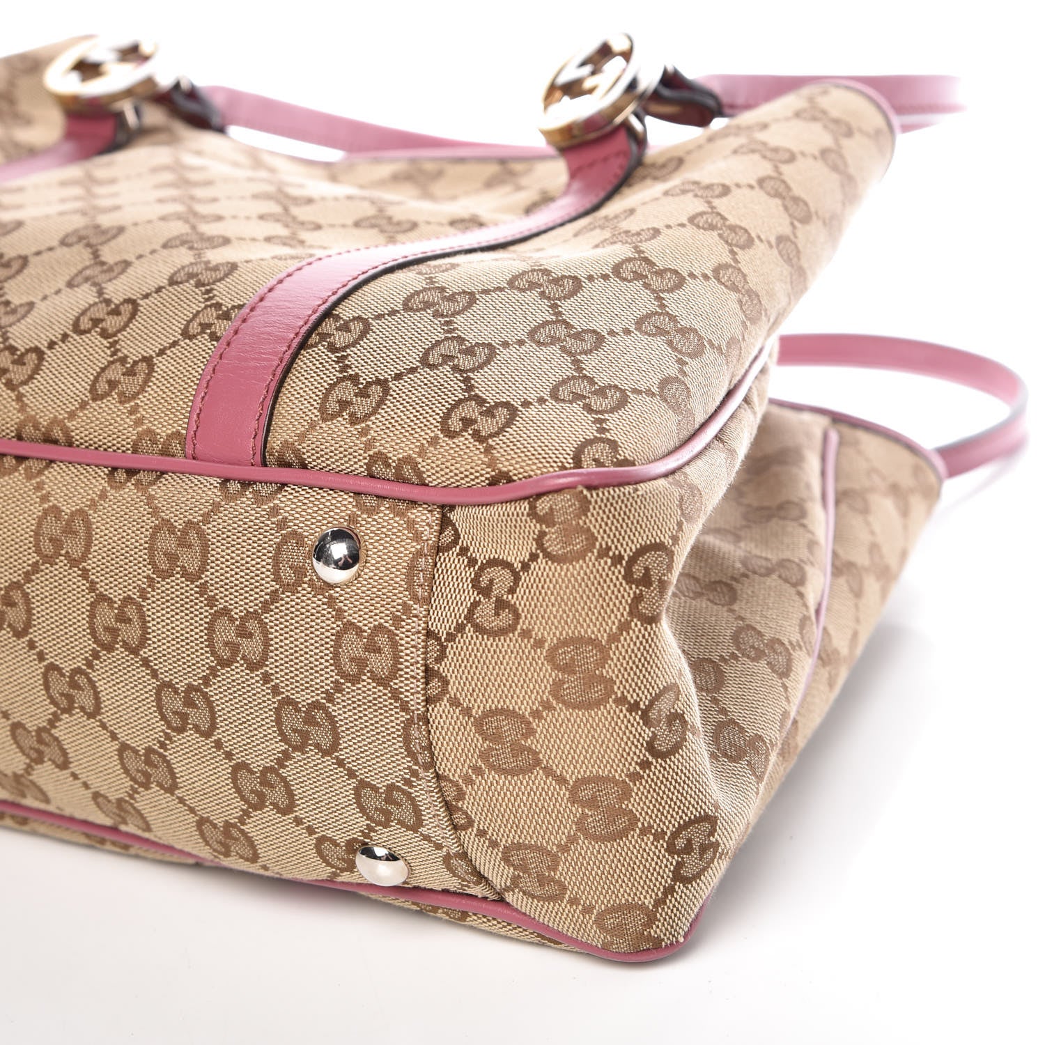 Gucci Monogram Medium Twins Tote Pink 12 of 12