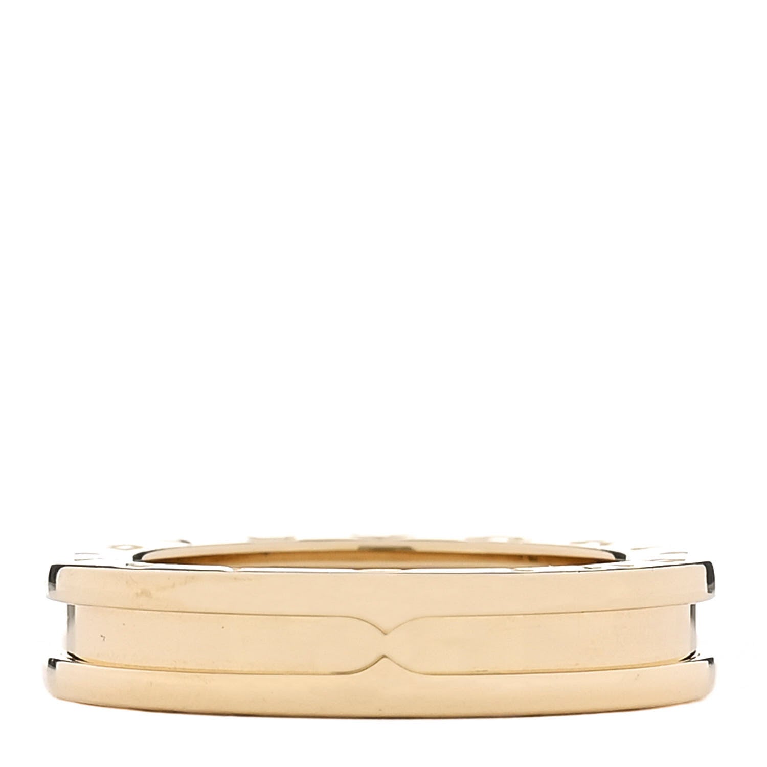 Bulgari 18K Yellow Gold B.Zero1 One-Band Ring 53 6.5 1 of 5