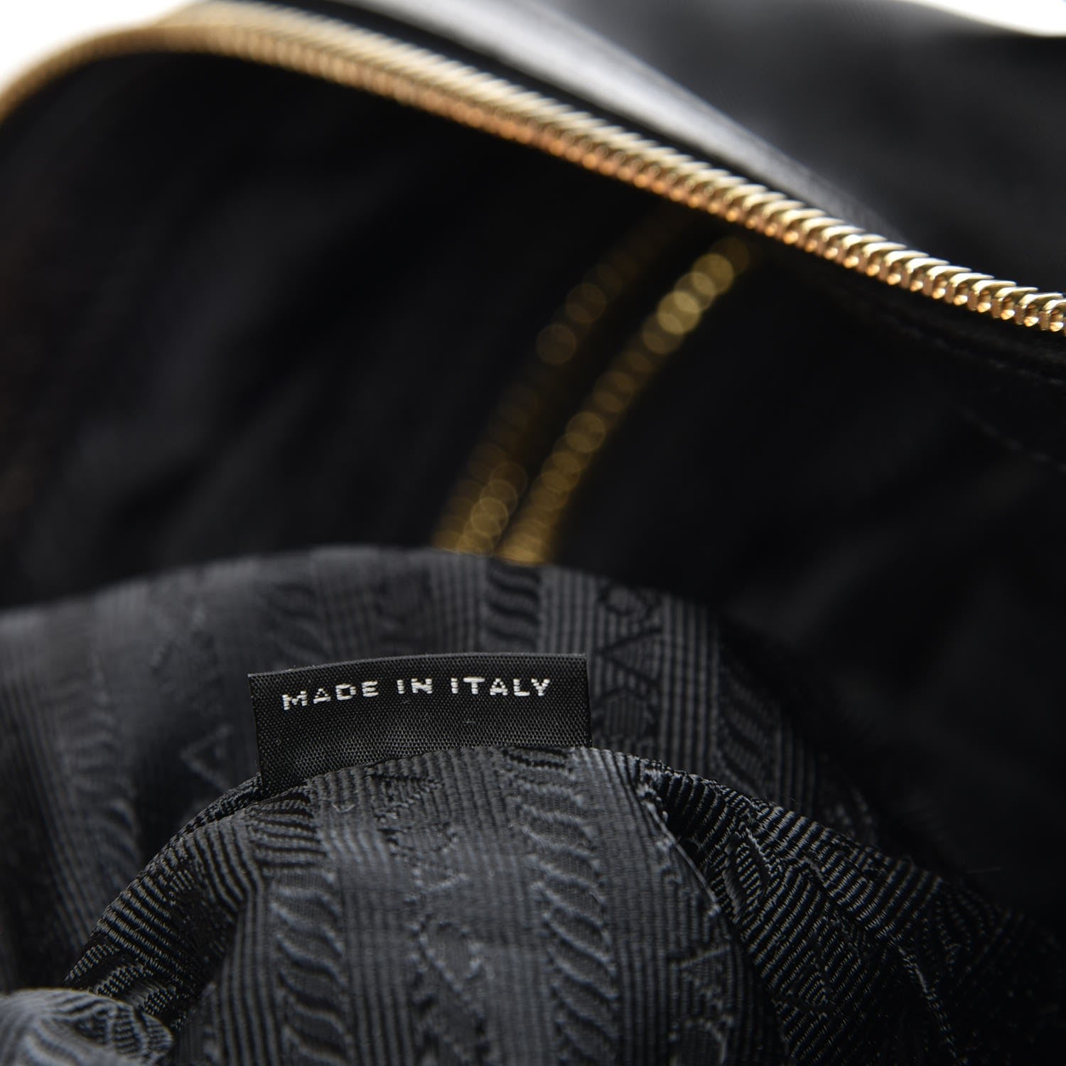 Prada Tessuto Nylon Saffiano Tote Nero Black 9 of 10