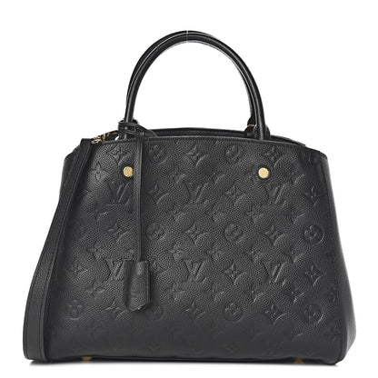 Louis Vuitton Empreinte Montaigne MM Black 1 of 12