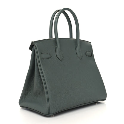 Hermes Togo Birkin 30 Vert Amande 3 of 13