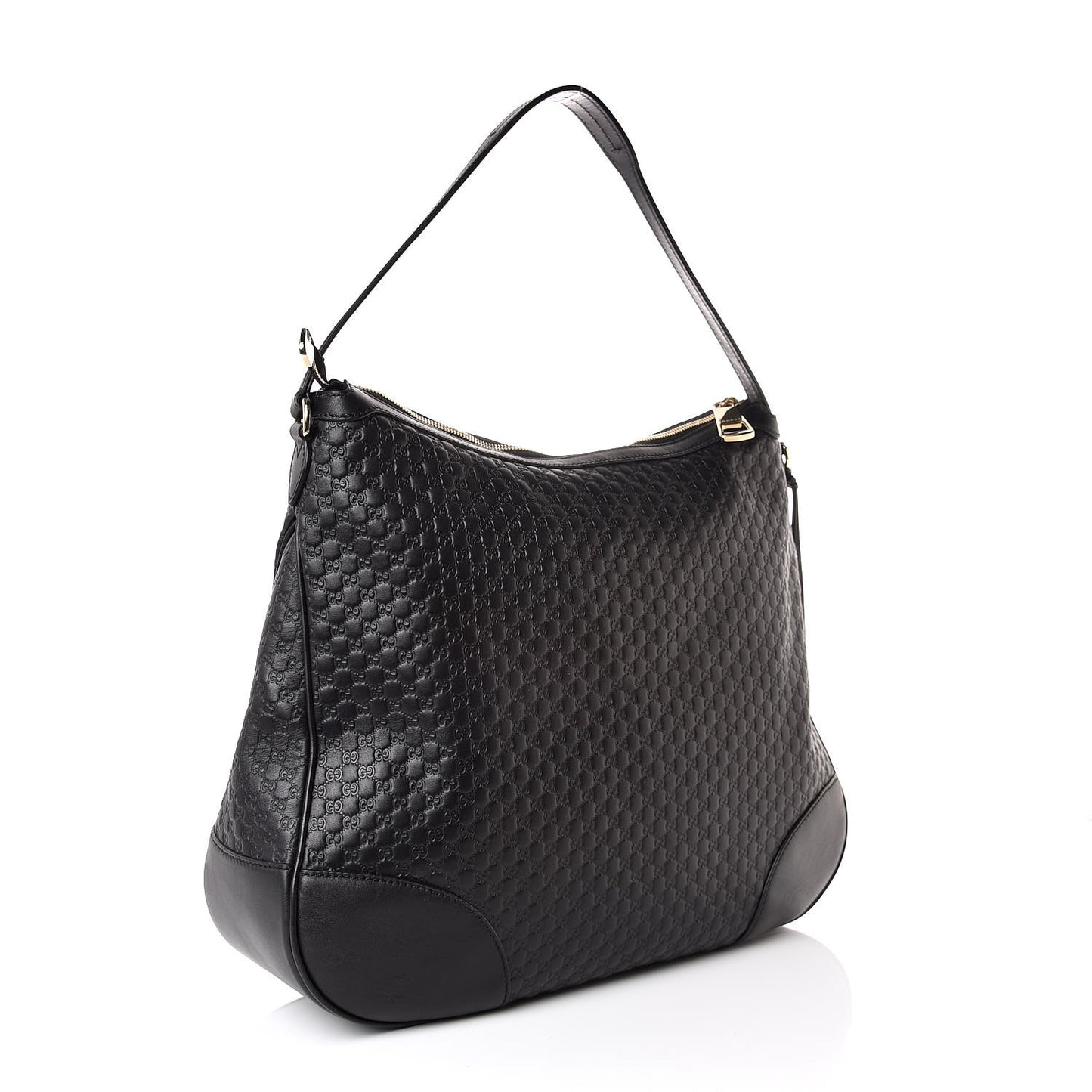 Soft Microguccissima Margaux Hobo Black