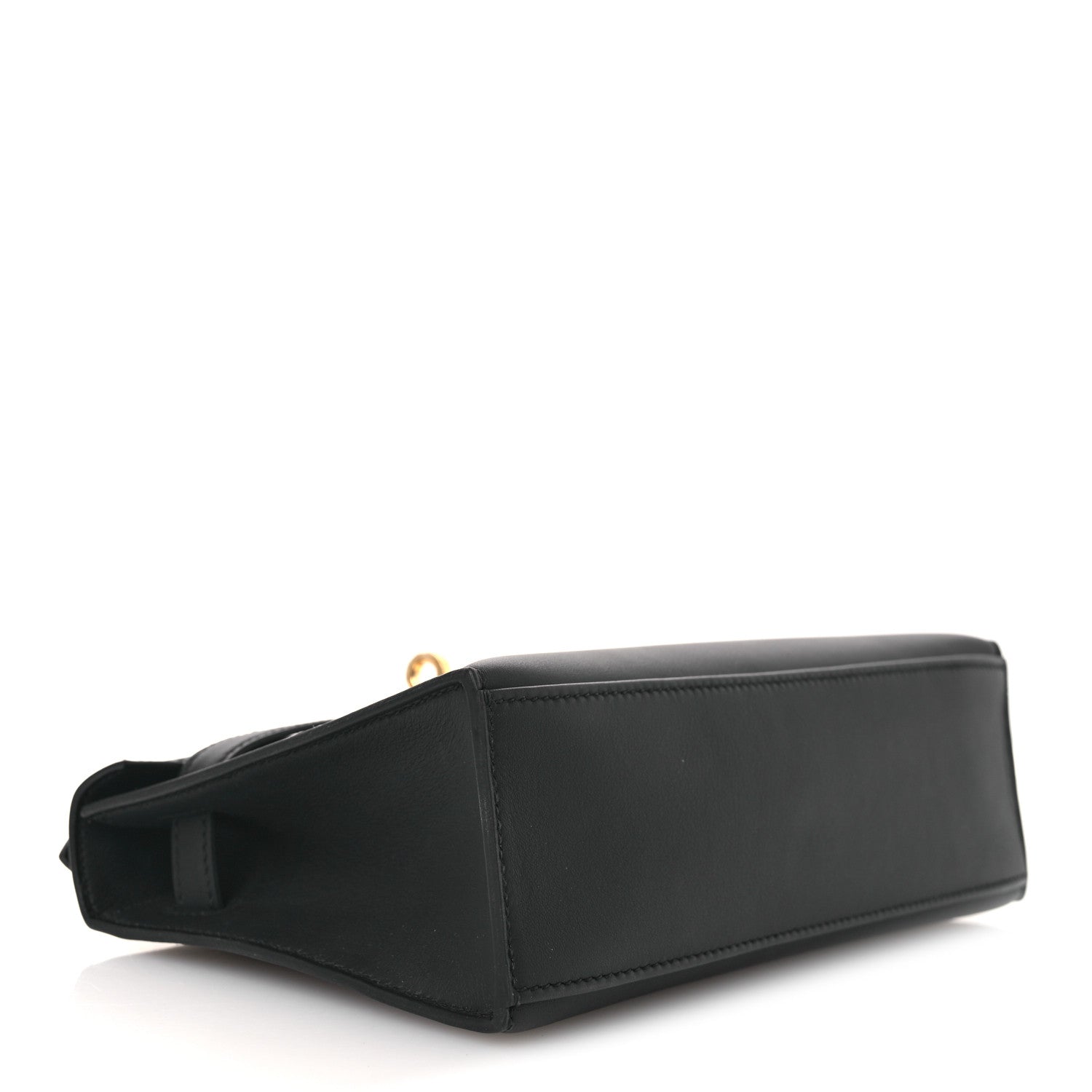 Hermes Swift Kelly Pochette Clutch Black 4 of 12