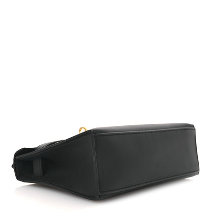 Hermes Swift Kelly Pochette Clutch Black 4 of 12