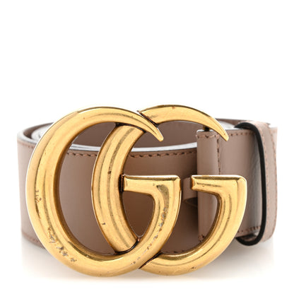 Gucci Calfskin Double G 40mm Belt 85 34 Porcelain Rose 6 of 6