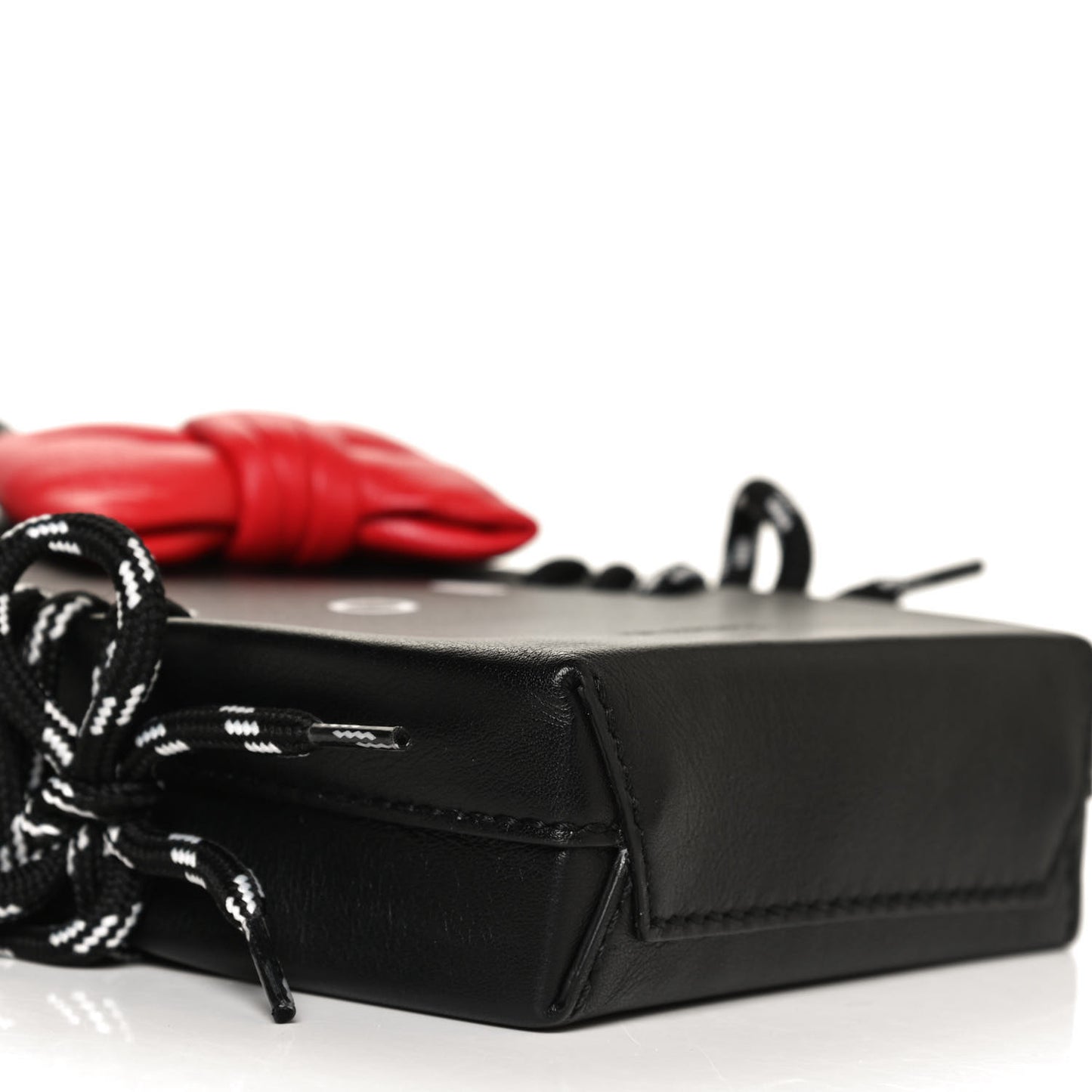 Calfskin Hello Kitty Phone Holder Bag Black