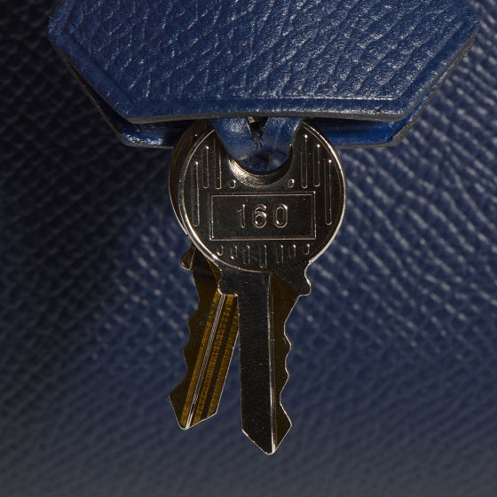 Epsom Birkin 35 Bleu Saphir