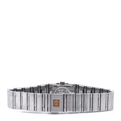 Omega Stainless Steel Diamond Bezel Mother of Pearl 15mm Constellation Quadra Quartz Watch 1535.71.00 3 of 4