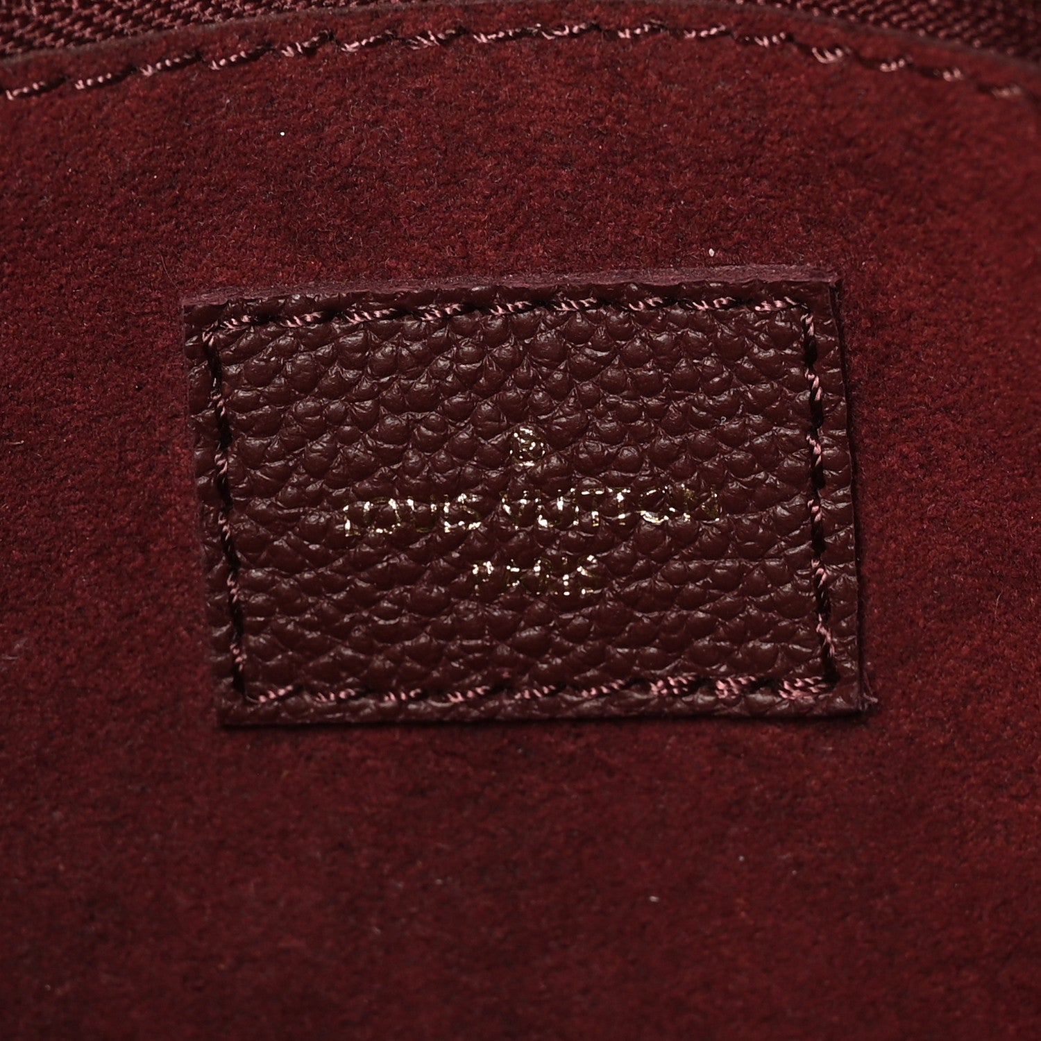 Louis Vuitton Empreinte Monogram Giant Neverfull MM Wine 7 of 11