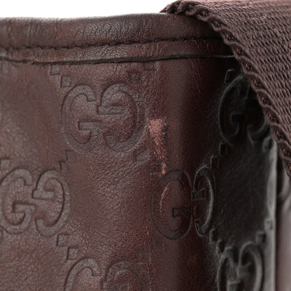 Gucci Guccissima Large Zippered Travel Tote Brown 14 of 15
