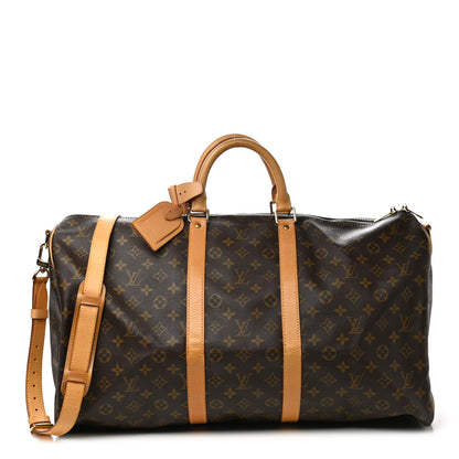 Louis Vuitton Monogram Keepall Bandouliere 55 1 of 13