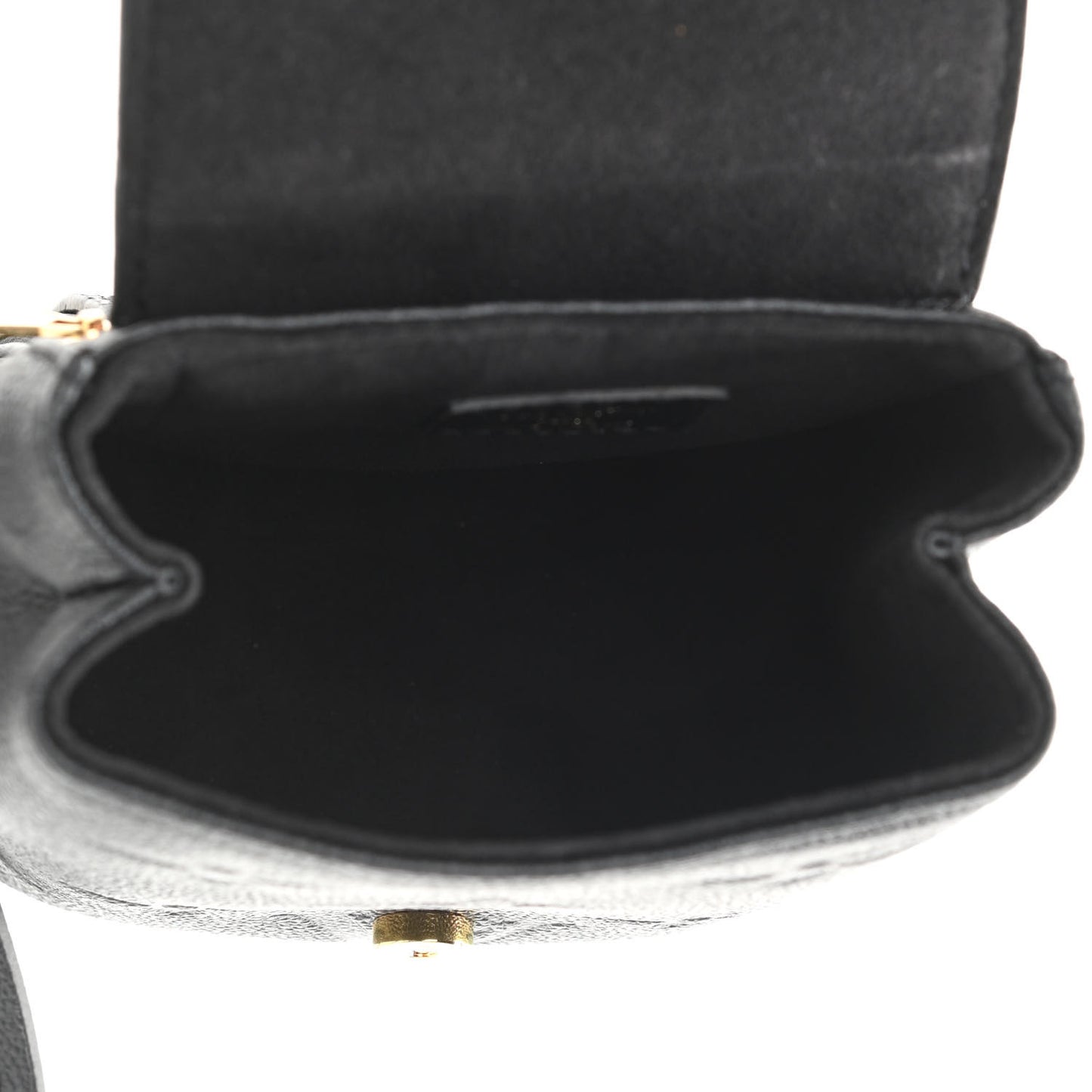 Empreinte Monogram Giant Tiny Backpack Black