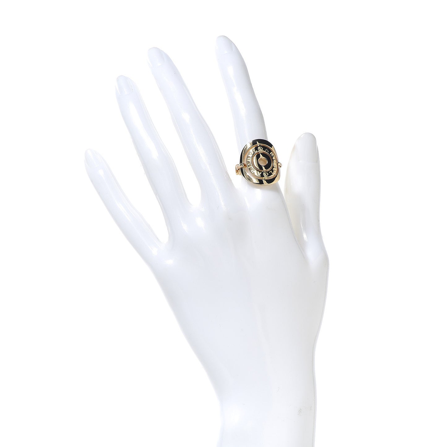 18K Yellow Gold Astrale Cerchi Ring 49 5