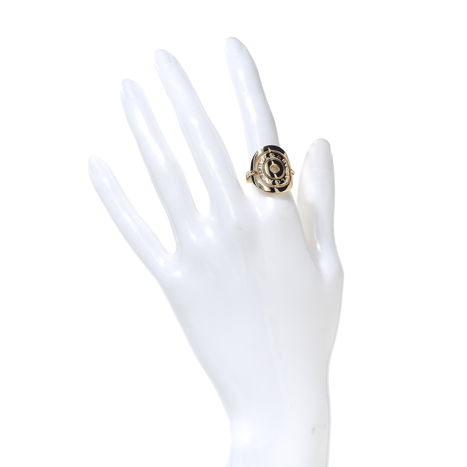 Bulgari 18K Yellow Gold Astrale Cerchi Ring 49 5 2 of 5