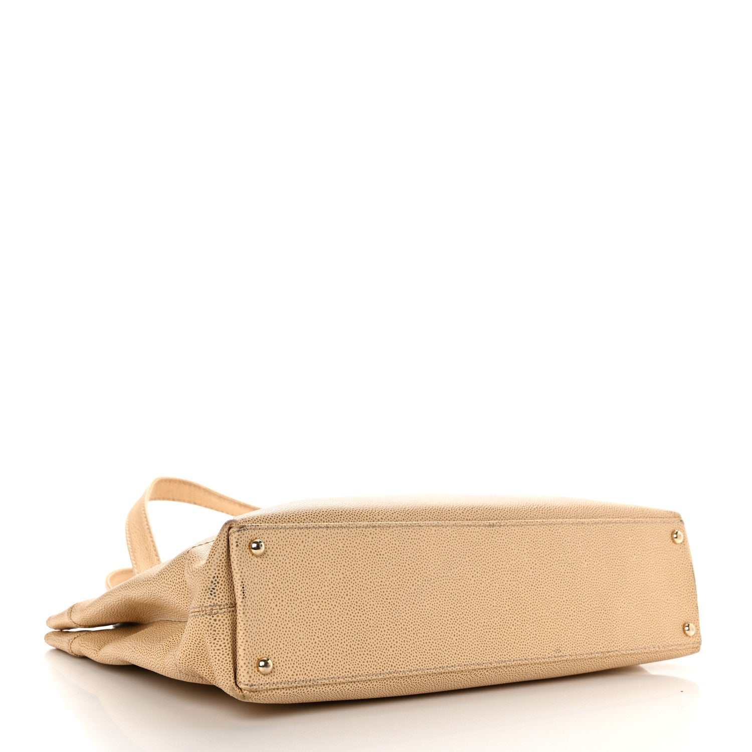 Chanel Caviar CC Tote Beige 4 of 10