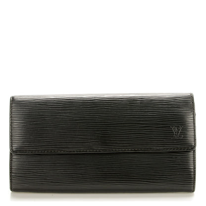 Louis Vuitton Epi Sarah Wallet Black 1 of 7