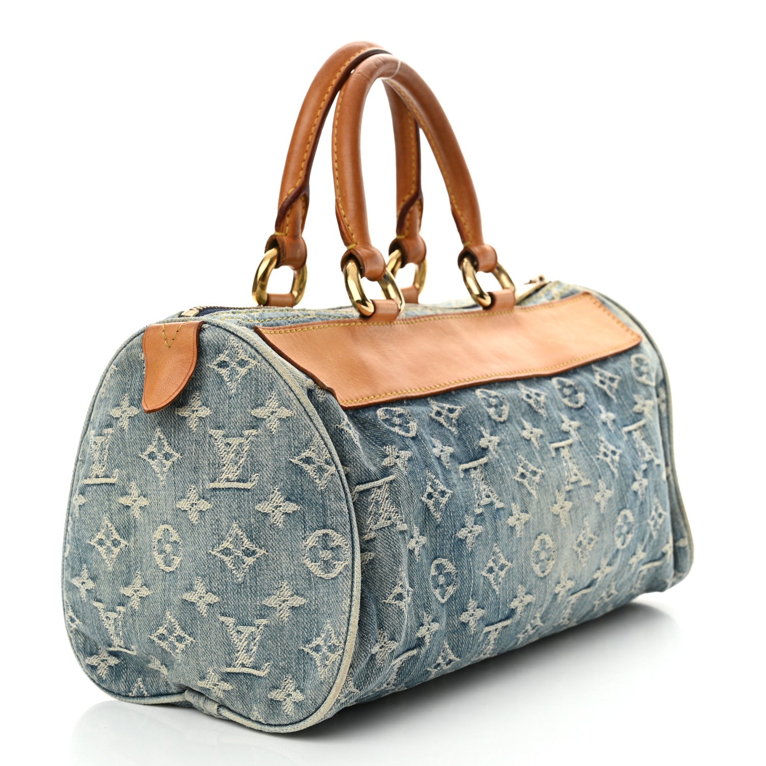 Louis Vuitton Monogram Denim Neo Speedy Blue 3 of 18