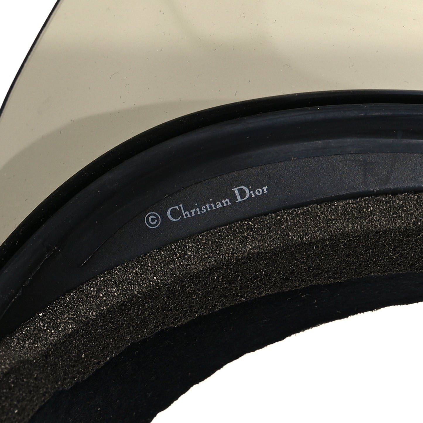 Mirrored DiorClub1 Sun Visor Black