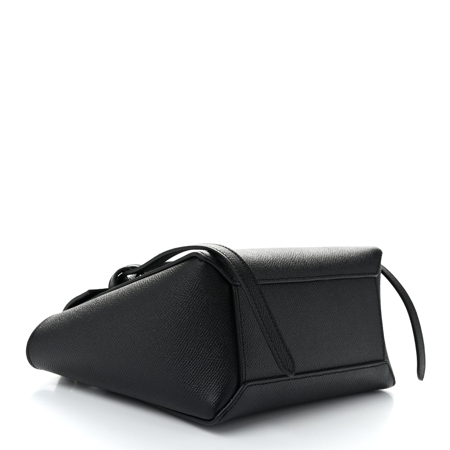 Grained Calfskin Nano Belt Bag Black