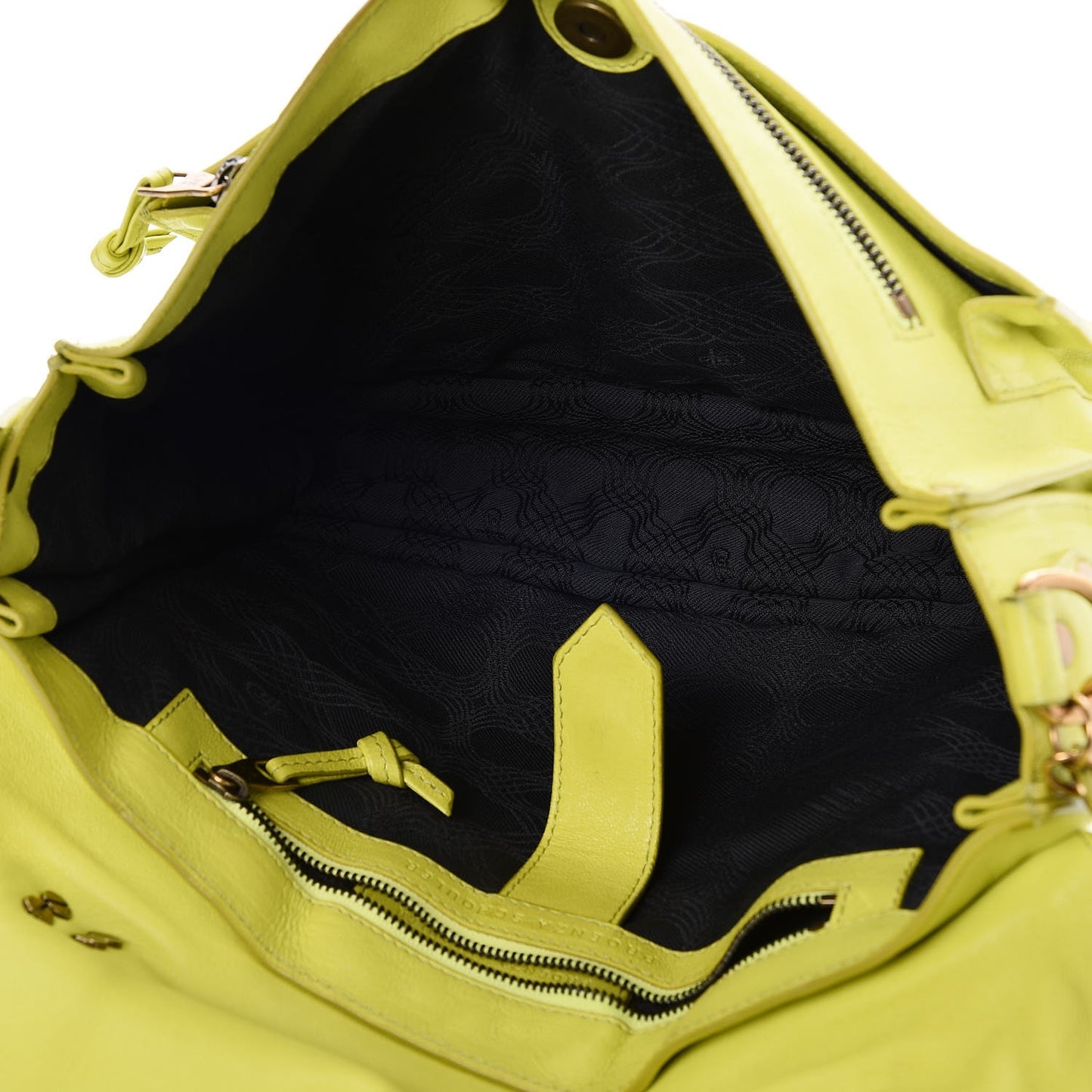 Lambskin Medium PS1 Satchel Citron