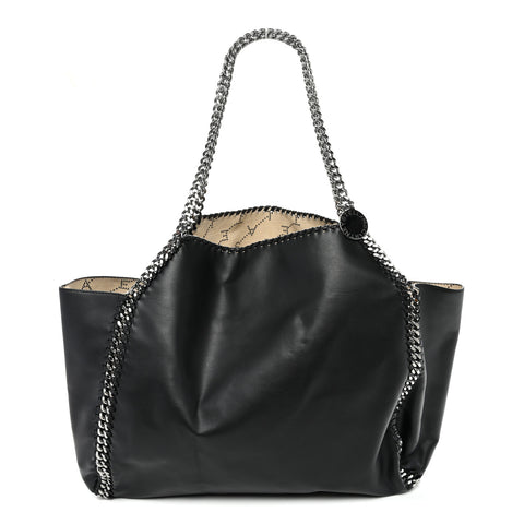 Alter Nappa Falabella Fine Chain Tote Black
