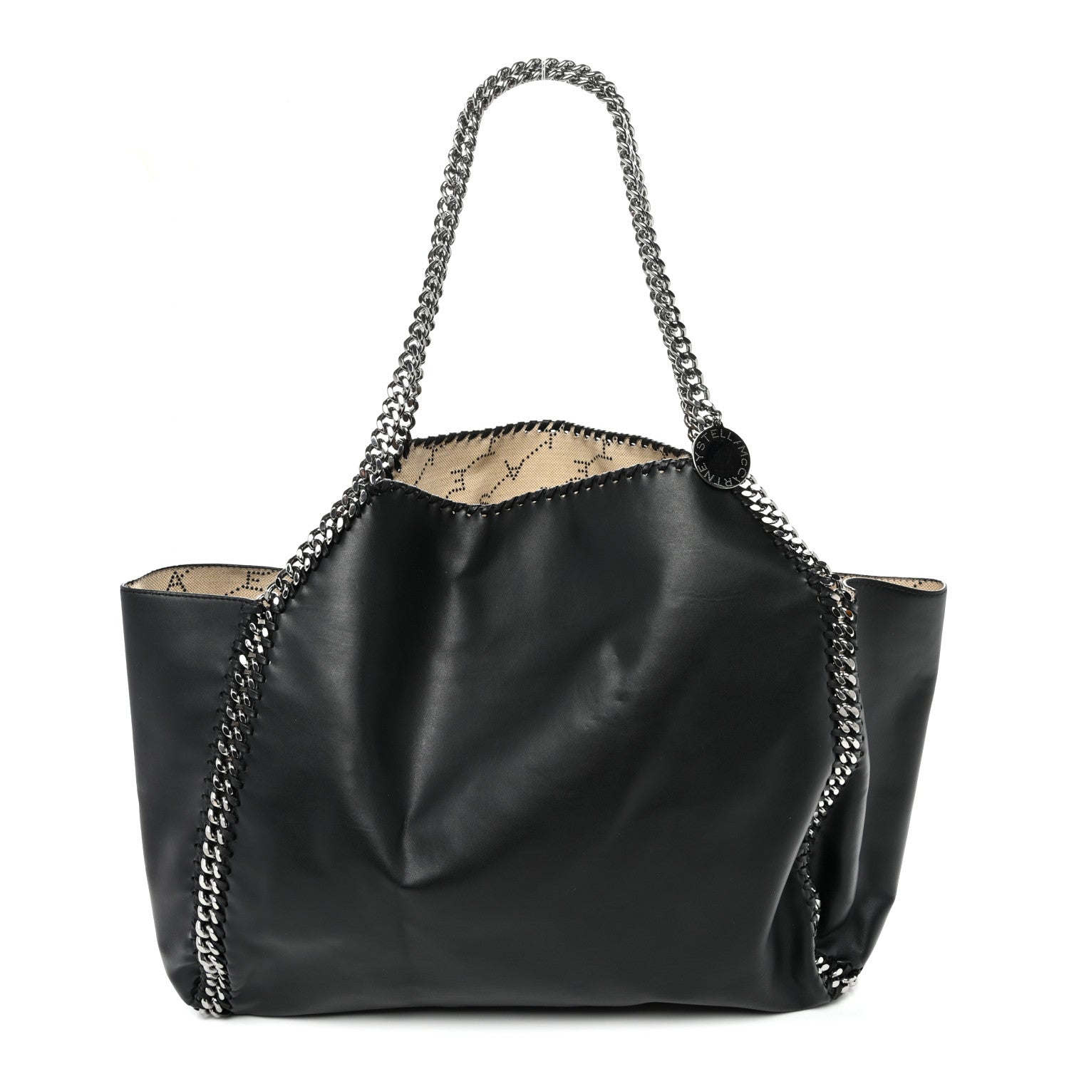 Stella McCartney Alter Nappa Falabella Fine Chain Tote Black 1 of 10