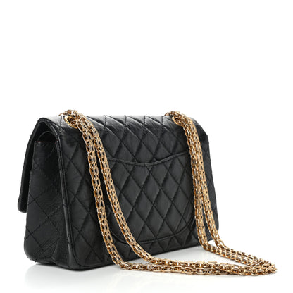 Chanel Aged Calfskin Quilted 2.55 Reissue 225 Flap Black 2 of 8