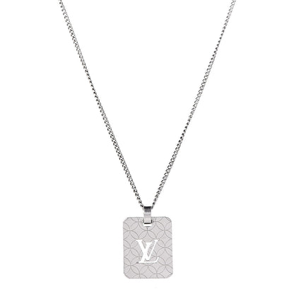 Louis Vuitton Champs Elysees Necklace Silver 4 of 6