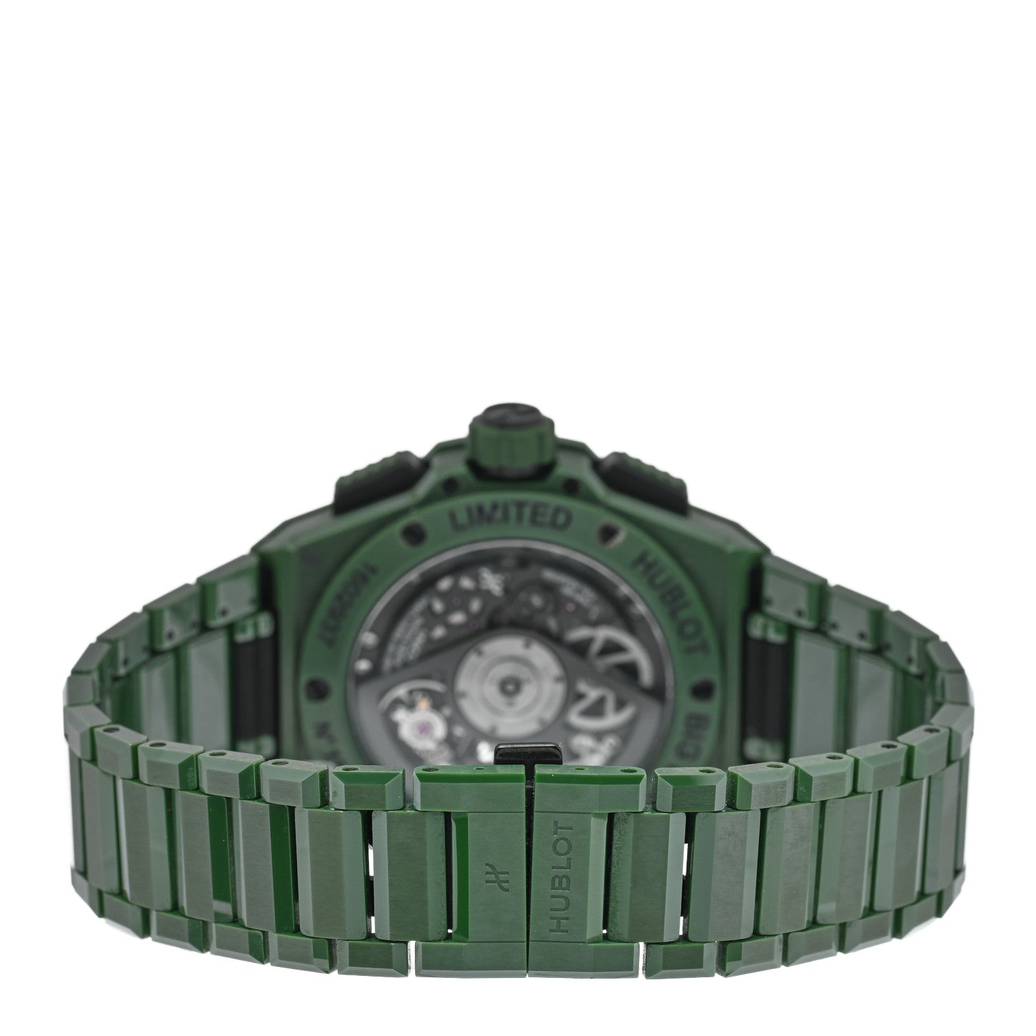 Hublot Ceramic 42mm Big Bang Integral Automatic Watch Green 451.GX.5220.GX 3 of 5