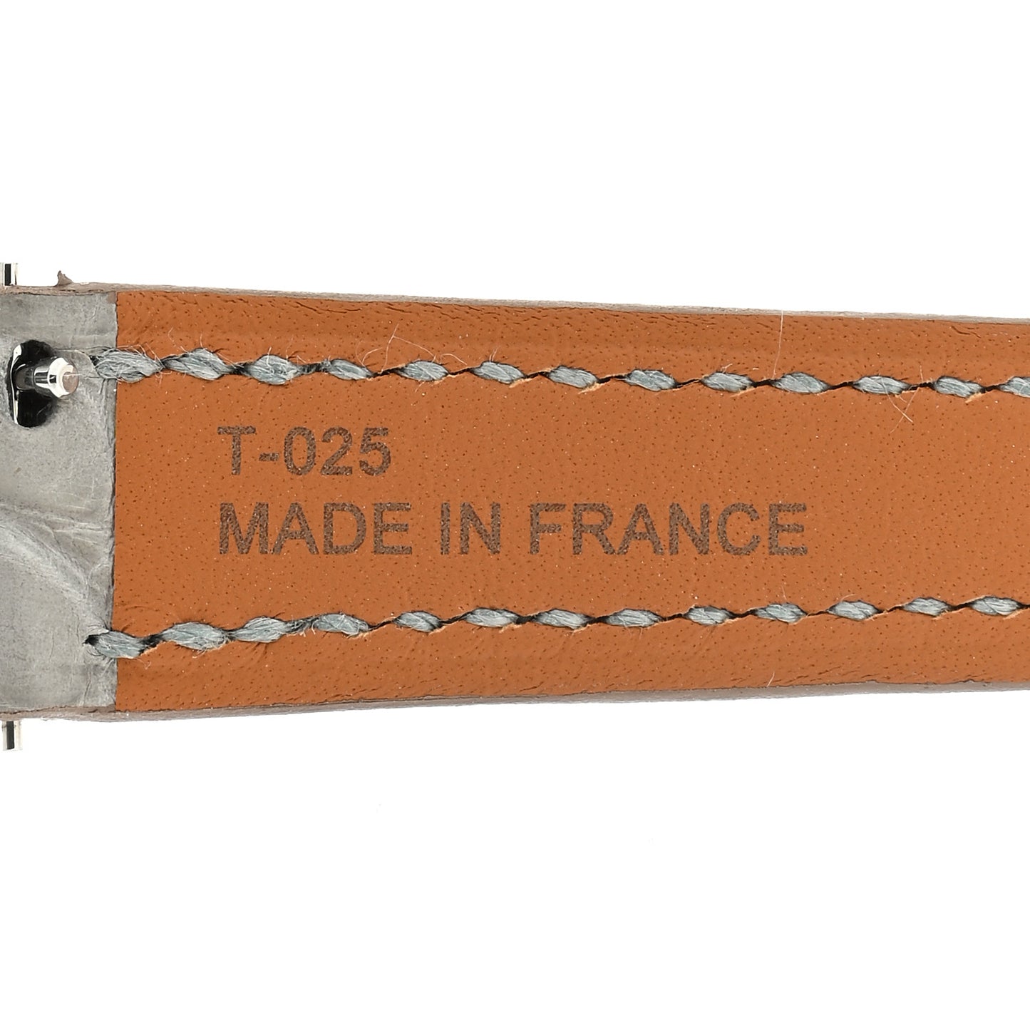 Matte Alligator Heure H Hour Watch Strap 80