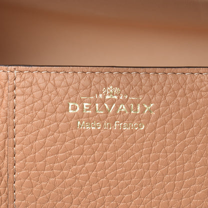 Delvaux Taurillon Crispe Presse A4 Pouch Vegetal 5 of 6