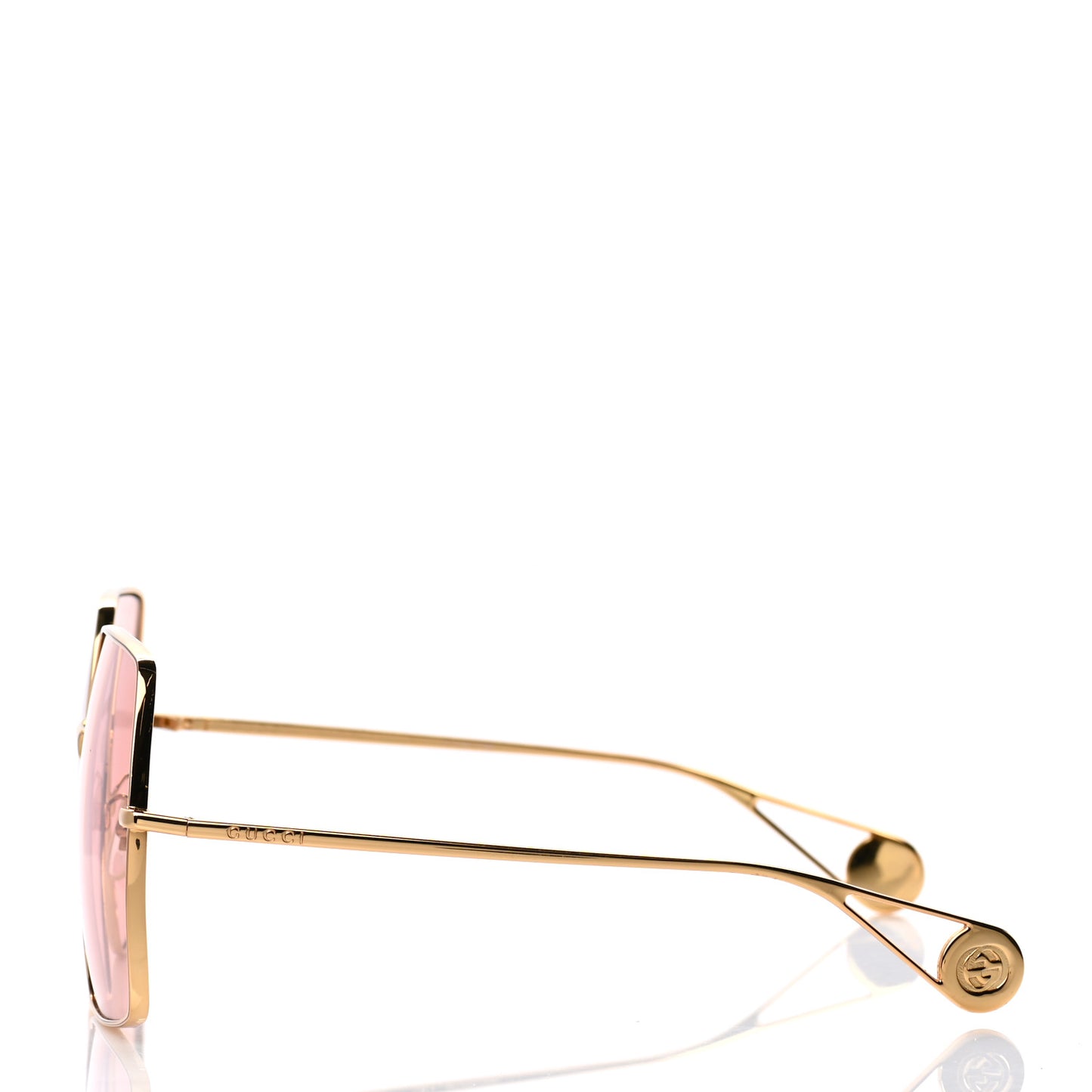 Square Frame GG0536S Sunglasses Gold