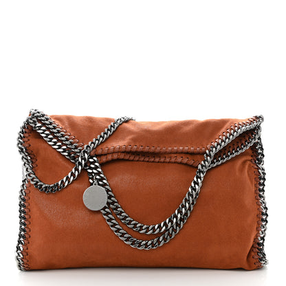 Stella McCartney Shaggy Deer Falabella Fold Over Tote Orange 1 of 10