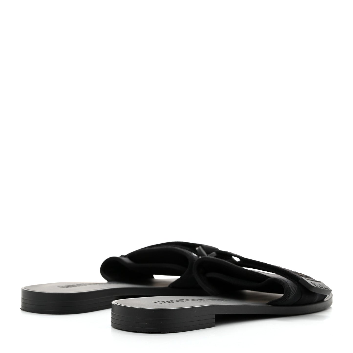 Technical Stretch Fabric Camouflage Dio(r)evolution Slide Sandals 41 Black Military