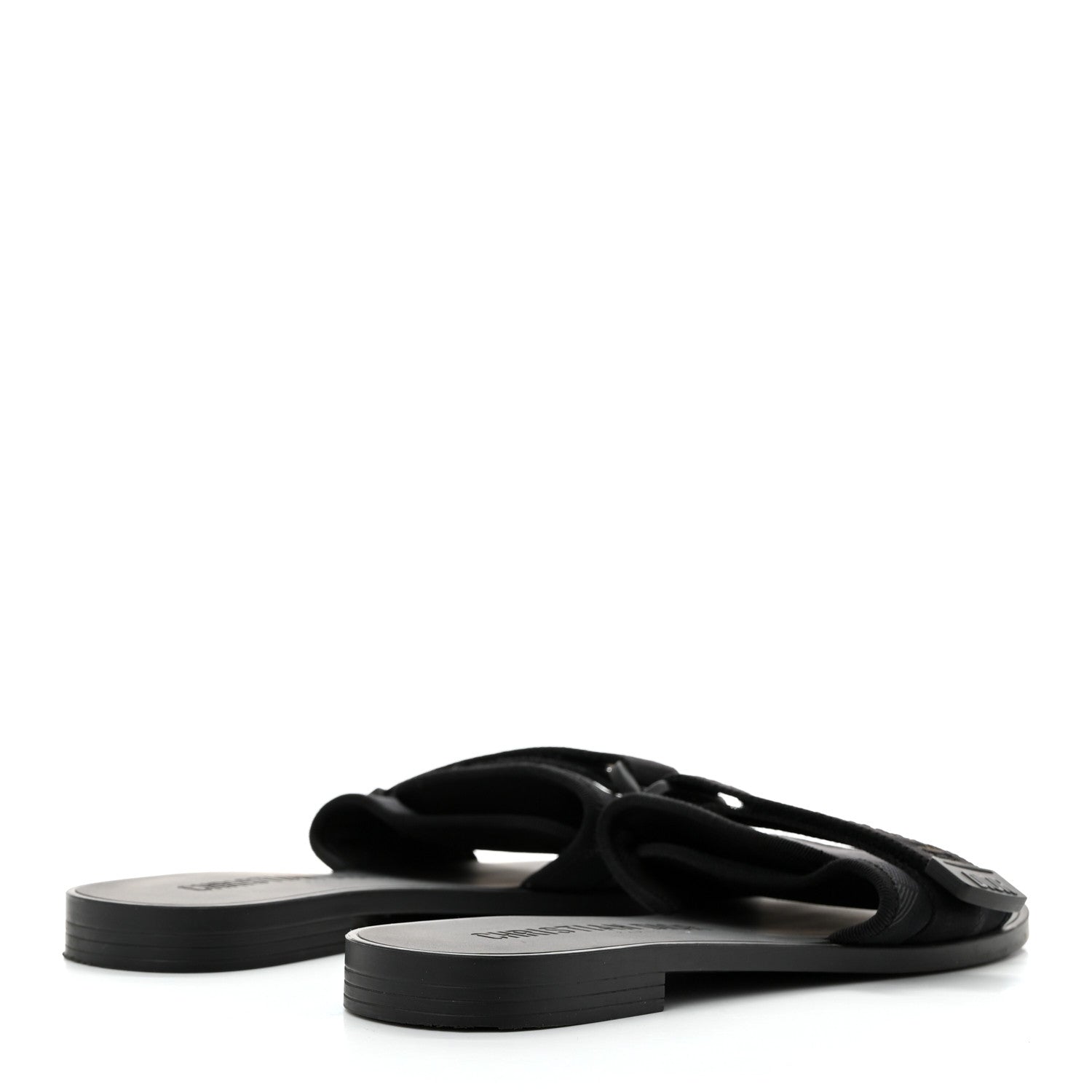 Christian Dior Technical Stretch Fabric Camouflage Dio(r)evolution Slide Sandals 41 Black Military 4 of 10