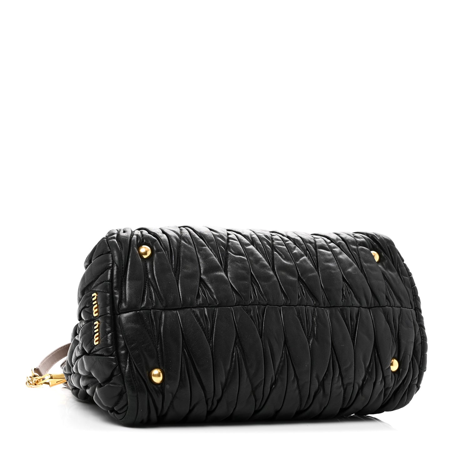 Nappa Matelasse Turnlock Hobo Black Brown