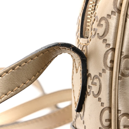 Gucci Guccissima Mini Bree Messenger Bag Gold 16 of 17