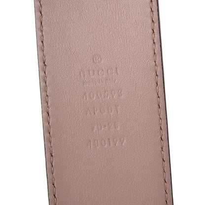Gucci Calfskin Double G 40mm Belt 70 28 Porcelain Rose 5 of 5
