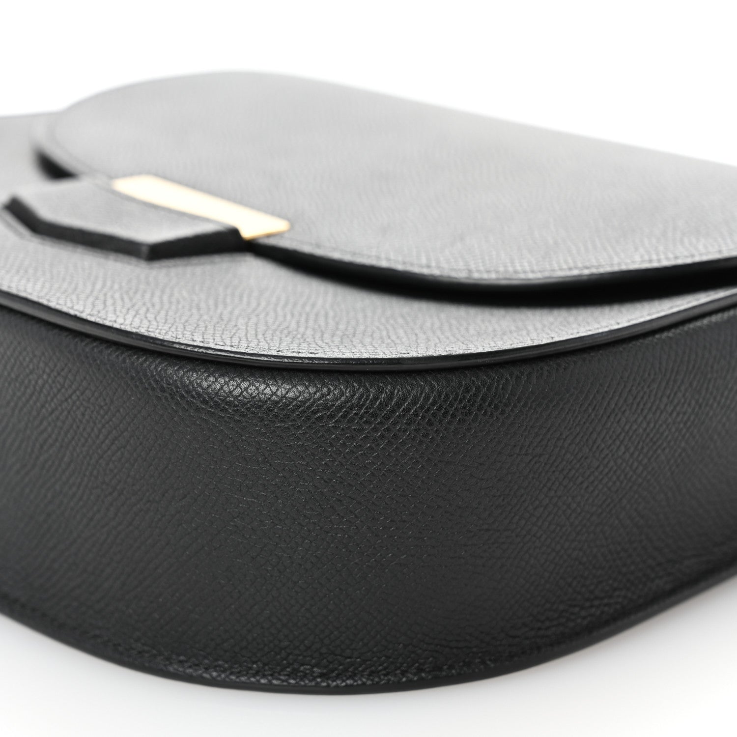 Celine Grained Calfskin Compact Trotteur Black 10 of 10