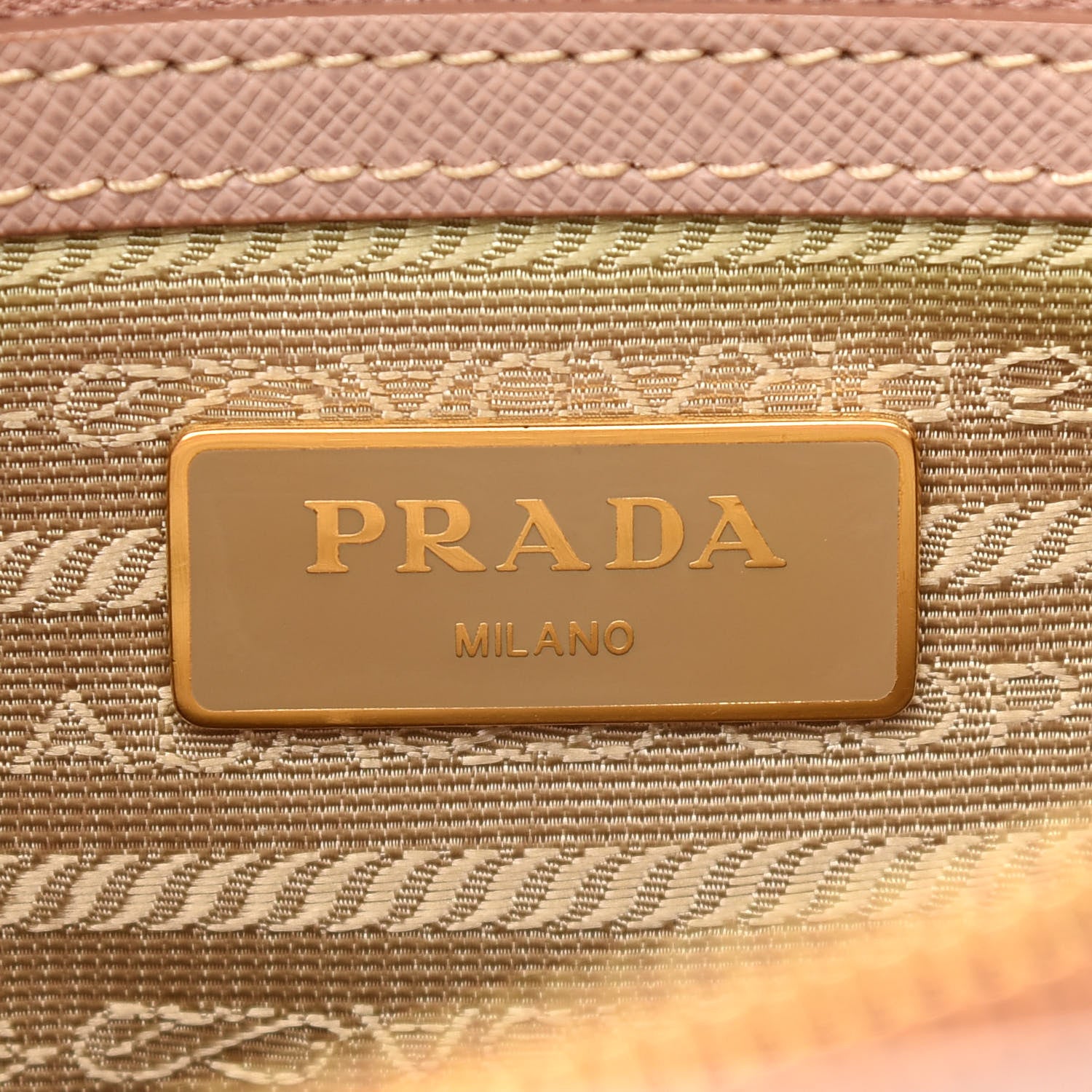 Prada Saffiano Lux Medium Tote Cammeo 6 of 10