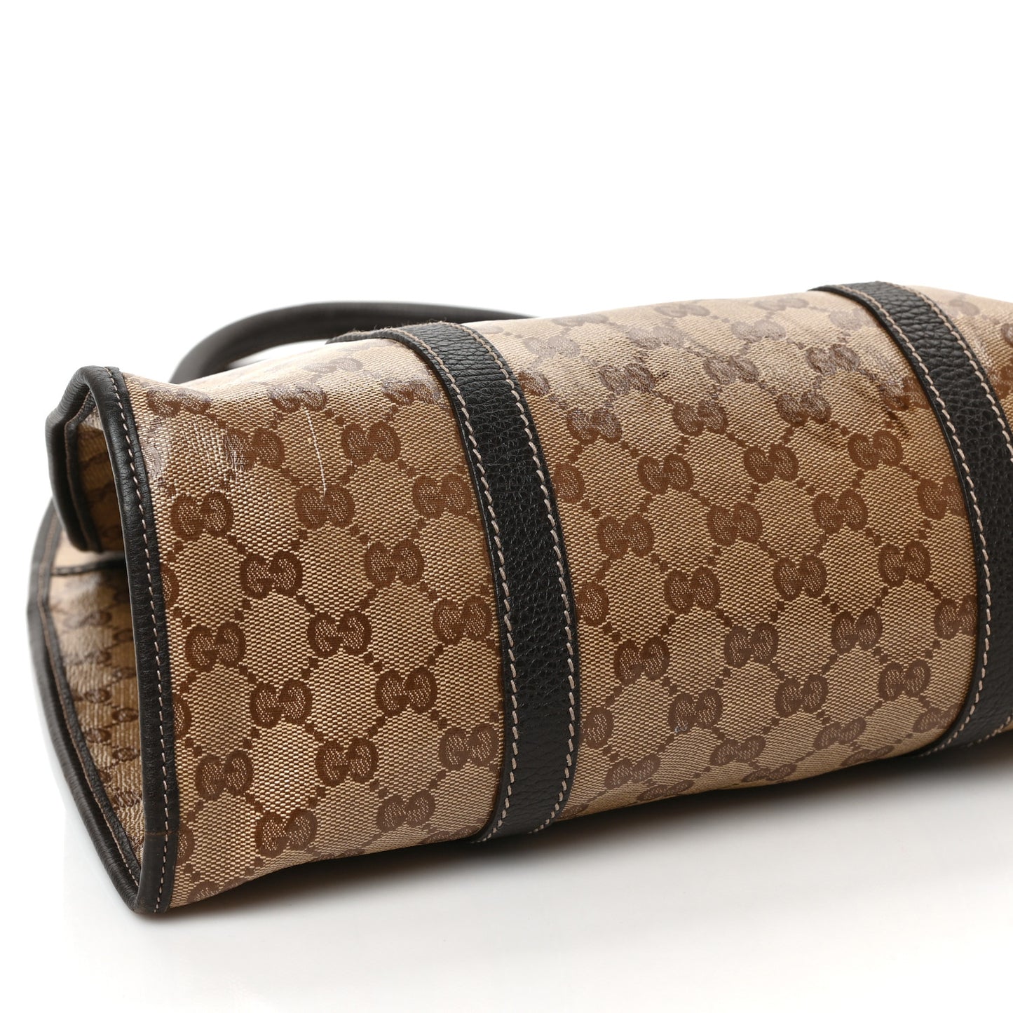 Crystal Monogram Dollar Calfskin Medium Joy Shoulder Bag Beige Ebony Testa Di Moro