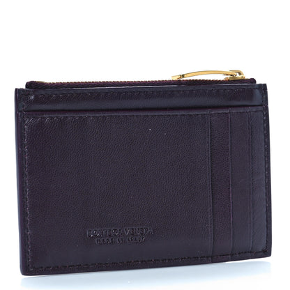 Bottega Veneta Nappa Maxi Intrecciato Zip Wallet Purple 3 of 8
