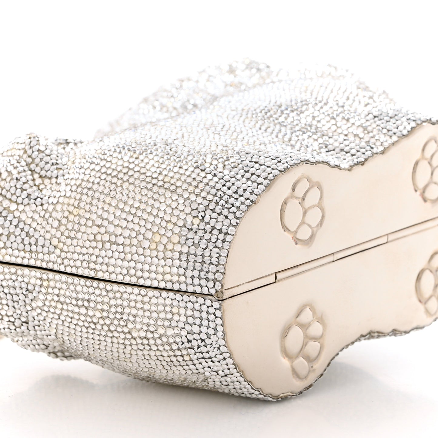 Crystal Shih Tzu Minaudiere Clutch