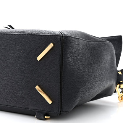 Loewe Calfskin Medium Puzzle Bag Midnight Blue Black 10 of 11