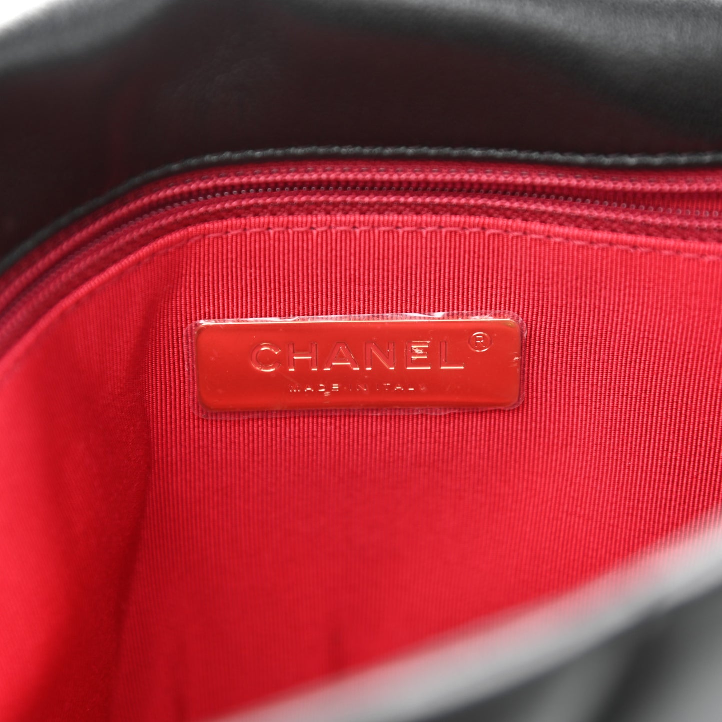 Lambskin Quilted Medium Chanel 19 Flap Black